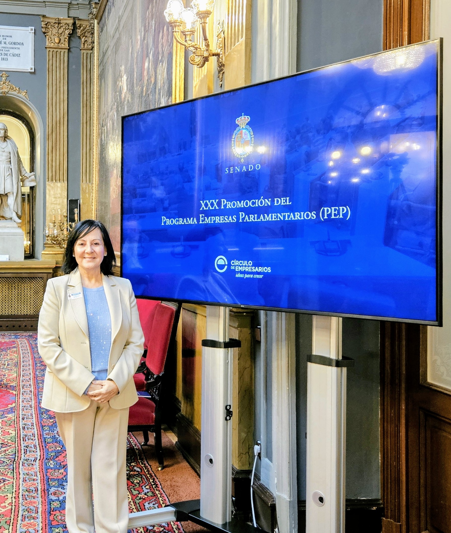 Encuentro institucional en el Senado de España